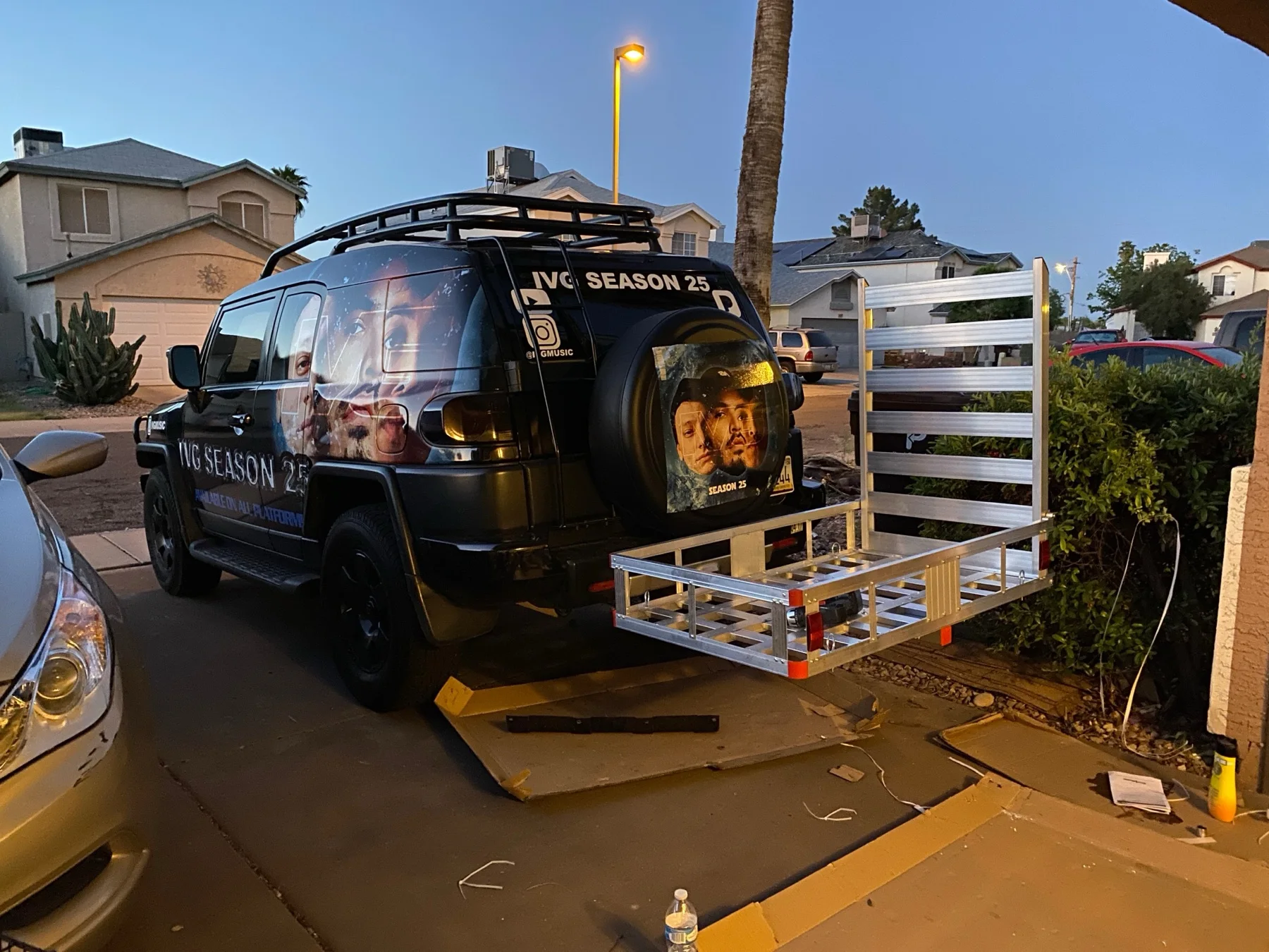 The first trailer — early Green Faith Solutions startup photo