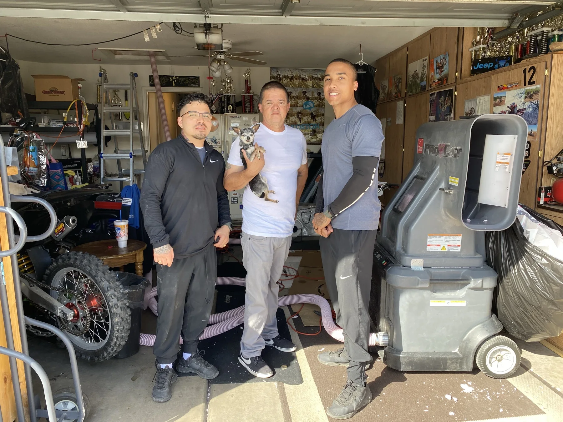 Side by side — early Green Faith Solutions startup photo