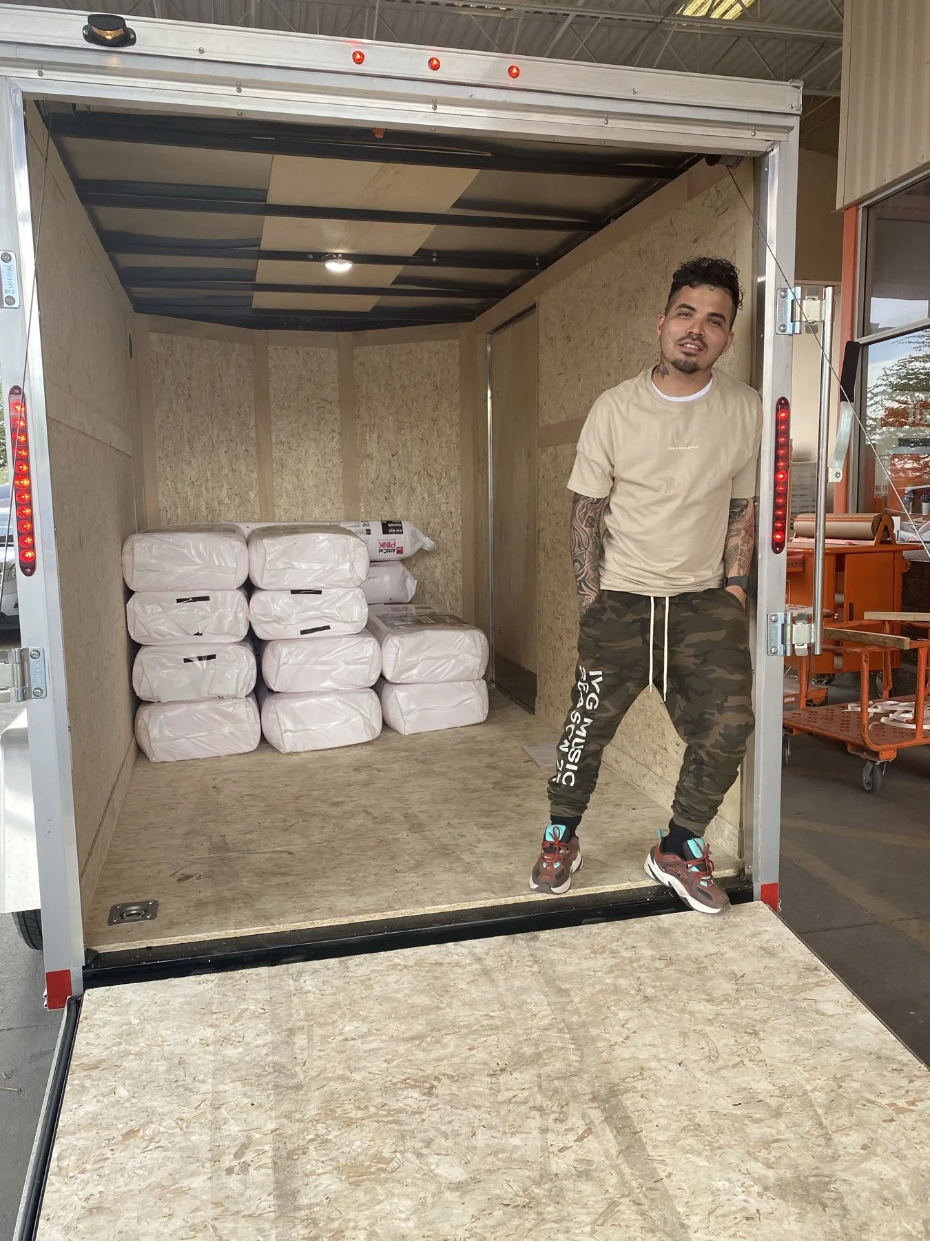 Loaded for the day — early Green Faith Solutions startup photo